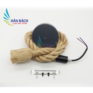Đèn thả dây thừng một dây 1m