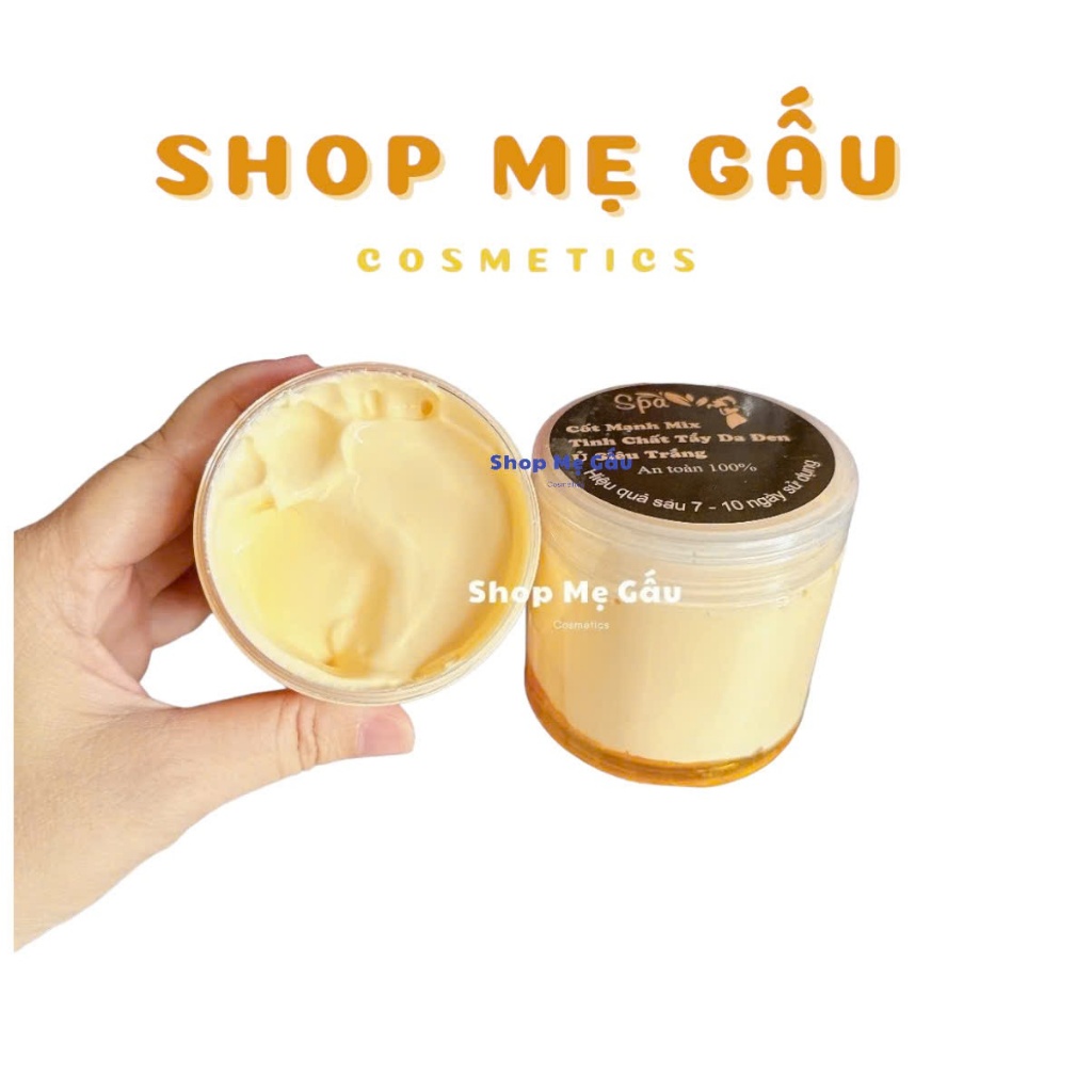 Kem cốt mạnh mix tẩy da đen 200g