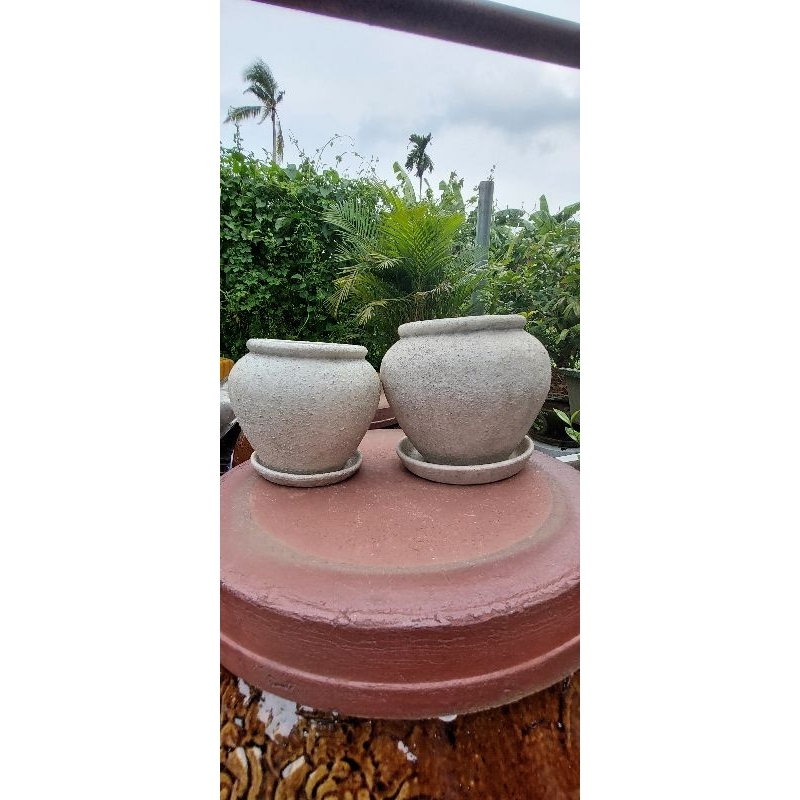 Chậu đất nung - chậu chum mẫu mới