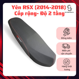 Yên xe Wave Rsx 110 đời 2014 -2018 bụng bự độ 2 tầng, nguyên yên mút vàng Liên Á, Hàng loại 1 chuẩn form
