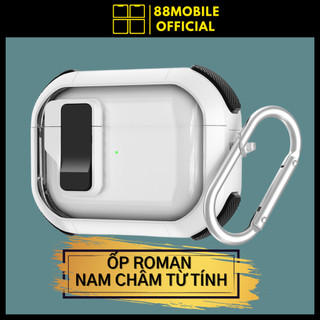  Vỏ ốp case Roman đặc biệt có nam châm từ tính dành cho tai nghe air.pods 1 2 3 Pro Pro 2 I 88Mobile 