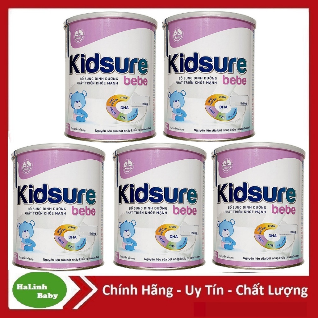 Combo 5 lon Sữa Kidsure Bebe 900g ( Date 04/2024 )..