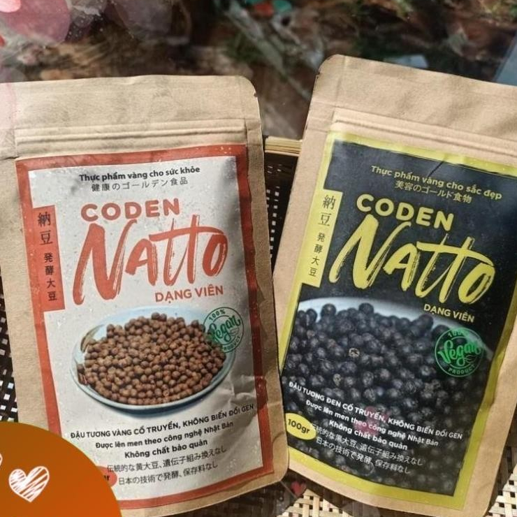 NATTO ĐEN đậu tương ĐEN (100gr) - lên men gốc Nhật Bản - sấy lạnh từ Natto tươi