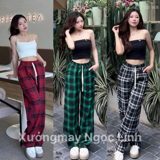  Quần Ống Rộng Nữ Chất Thô Mềm Nhiều Màu Siêu Hot_639 