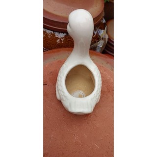 Chậu đất nung - chậu vịt tráng men (giá 1 con)