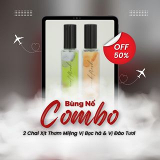 Combo 2 Chai Xịt Thơm Miệng Cao Cấp Chính Hãng I'MK