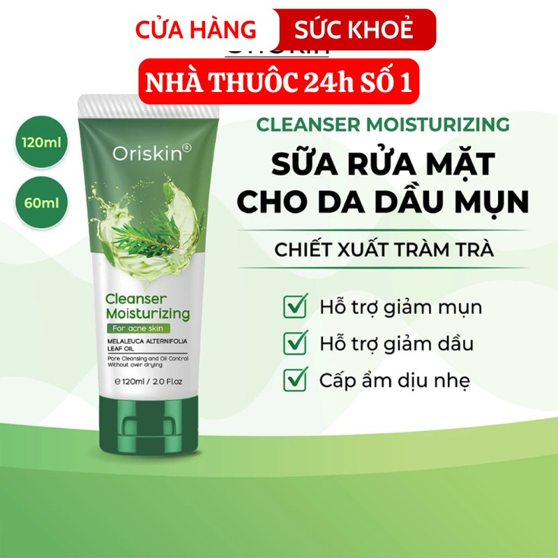 Sữa Rửa Mặt Oriskin Cleanser Moisturizing giúp làm sạch da dưỡng da
