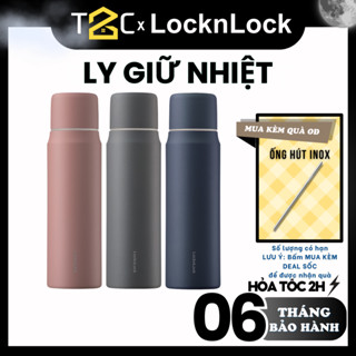 Bình Giữ Nhiệt LocknLock 505ml- Nắp Cốc- Một Chạm Maman Cup Vacuum Bottle Lock&Lock LHC1487 - T2C