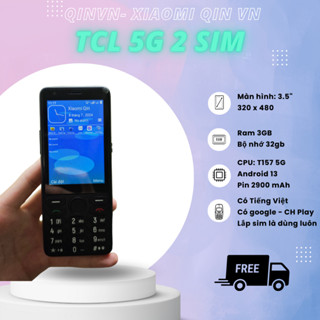 TCL 5G 2 sim - T508n bản CH Play - google services đầy đủ - điện thoại bàn phím cấu hình khủng, pin trâu, sóng 4G 5G