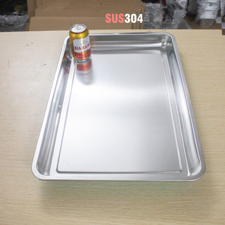  Khay inox 40 x 60 x 5  cm  inox SUS304 cao cấp 