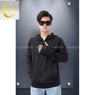 ÁO CHỐNG NẮNG THỜI TRANG NAM NỮ VÂN NỔI  LV - GUNO chất vải POLYESTE.