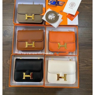  Túi Hờ mờ khóa chữ H siêu nét Sz 20   Có hộp   