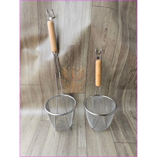 Vợt trụng hủ tiếu mì cán dài / ngắn sâu lòng (Ảnh shop tự chụp)