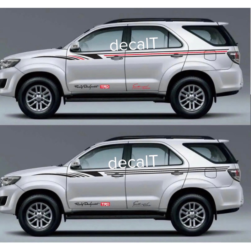 Tem Dán Sườn Xe Fortuner. Tem Dán Sườn Xe Fortuner (F1019)