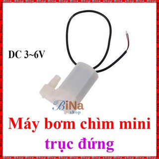 Bơm chìm mini DC 3v-5v ống dẫn mua riêng