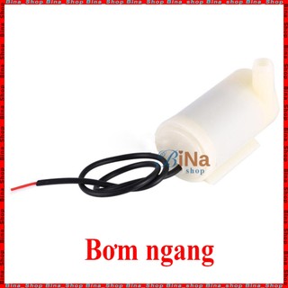 Bơm chìm mini DC 3V ~ 6V trục ngang trắng/đen