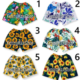 Quần Đi Biển - Hoa Hướng Dương Bông Bụt Hoa Thiên Điểu - Quần Đôi Nhóm Lớp Team Building Hoạ Tiết Trái Cây Lá Cây