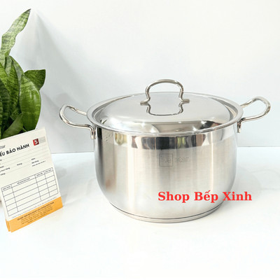 Nồi inox 3 đáy inox 430 FiveStar Standard nắp inox tặng 5 muỗng ăn inox ( 26cm / 28cm / 30cm / 32cm / 36cm )