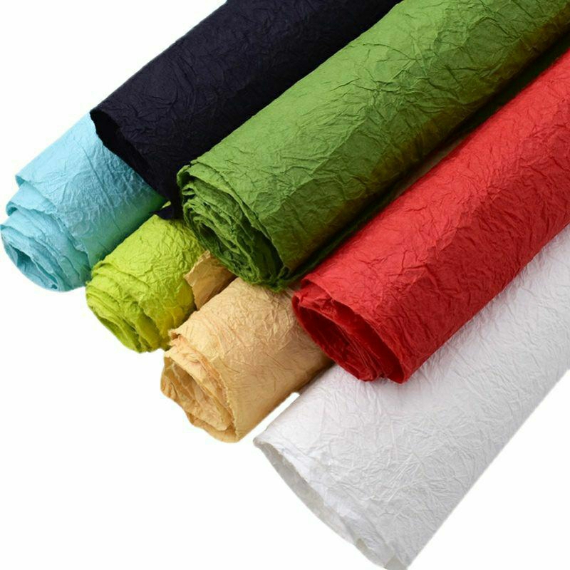 Giấy nhăn khổ 78cm*148cm làm hoa khổng lồ