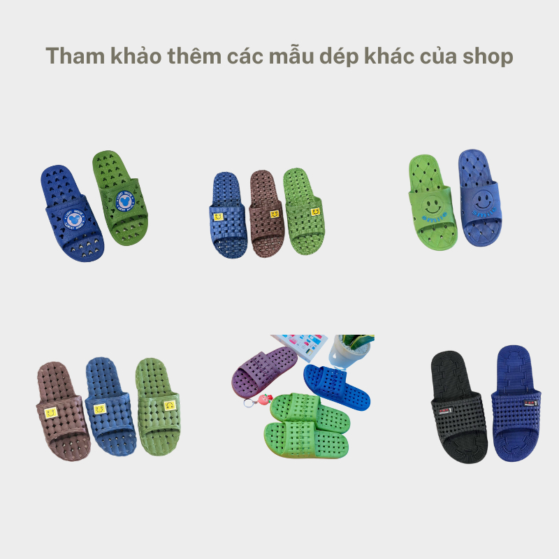 Dép Vip Đi Trong Nhà, Văn Phòng, Trong Nhà Vệ Sinh Cho Nam Siêu Bền, Siêu Nhẹ Chống Trơn Trượt Nhiều Màu DH01