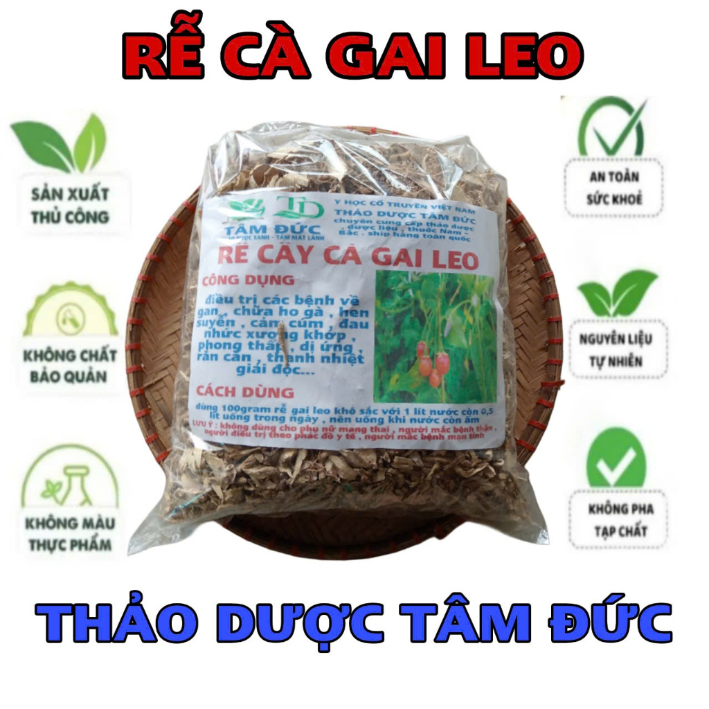 1kg rễ cây cà gai leo sấy khô