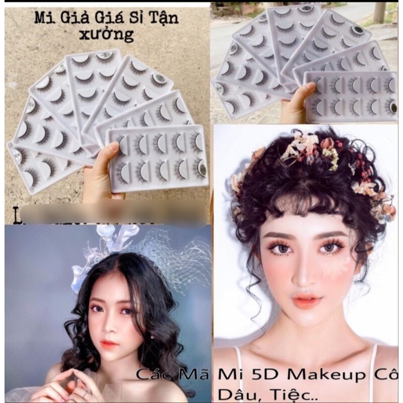 Lông Mi Giả 5 Đôi Nhiều Mẫu Mã