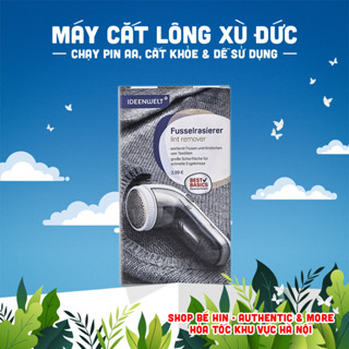 (Bảo hành tại VN) Máy cắt lông xù quần áo, vải Ideen Welt Đức (Ideenwelt), máy cắt khỏe, chạy pin AA