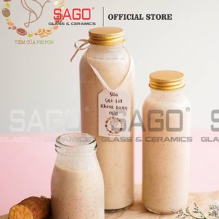 Chai Cao nút gỗ 500ml