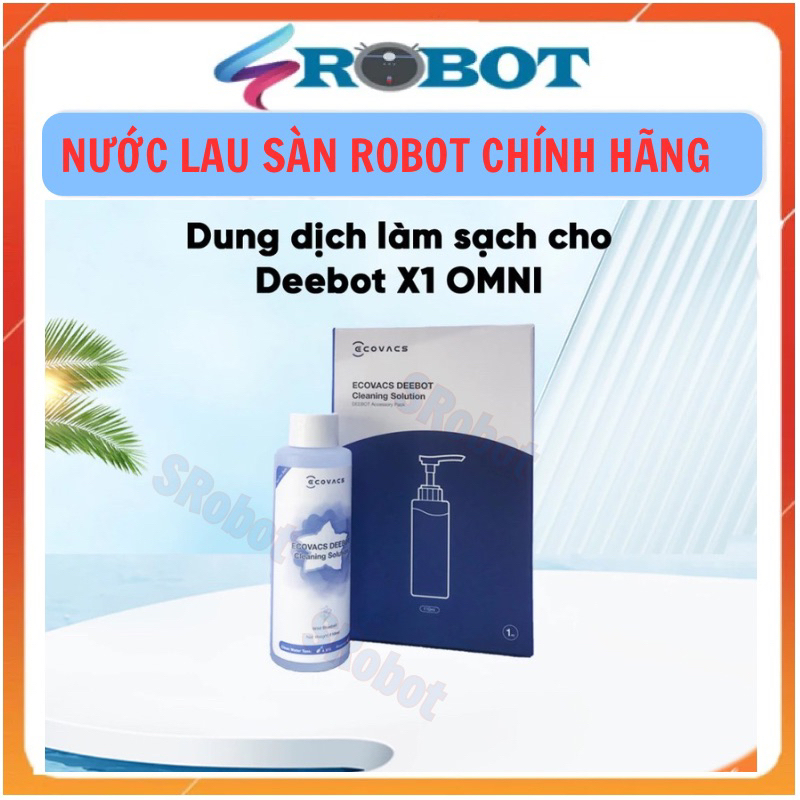 Nước Lau Sàn Cấp ECOVACS Wild Bluebell-Dành riêng cho Robot lau nhà X1 OMNI / TUBOR/ N9 Series/ T10/ T9/ T8/T5/OZMO