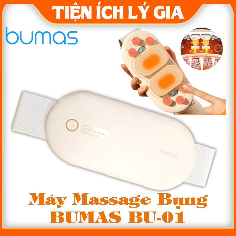 Đai Massage, Máy Chườm Ấm Giảm Đau Bụng Kinh BUMAS BU01 - Hỗ Trợ Chống Lão Hoá Da Sau Sinh