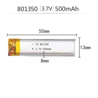 PIN SẠC 500mAh 101350 (CÓ MẠCH BẢO VỆ)