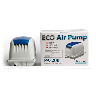 Sủi khí oxi JECOD PA( PA35 - PA 200) - Sục khí oxi lớn, sục bể bơi, hồ cá, hồ Koi