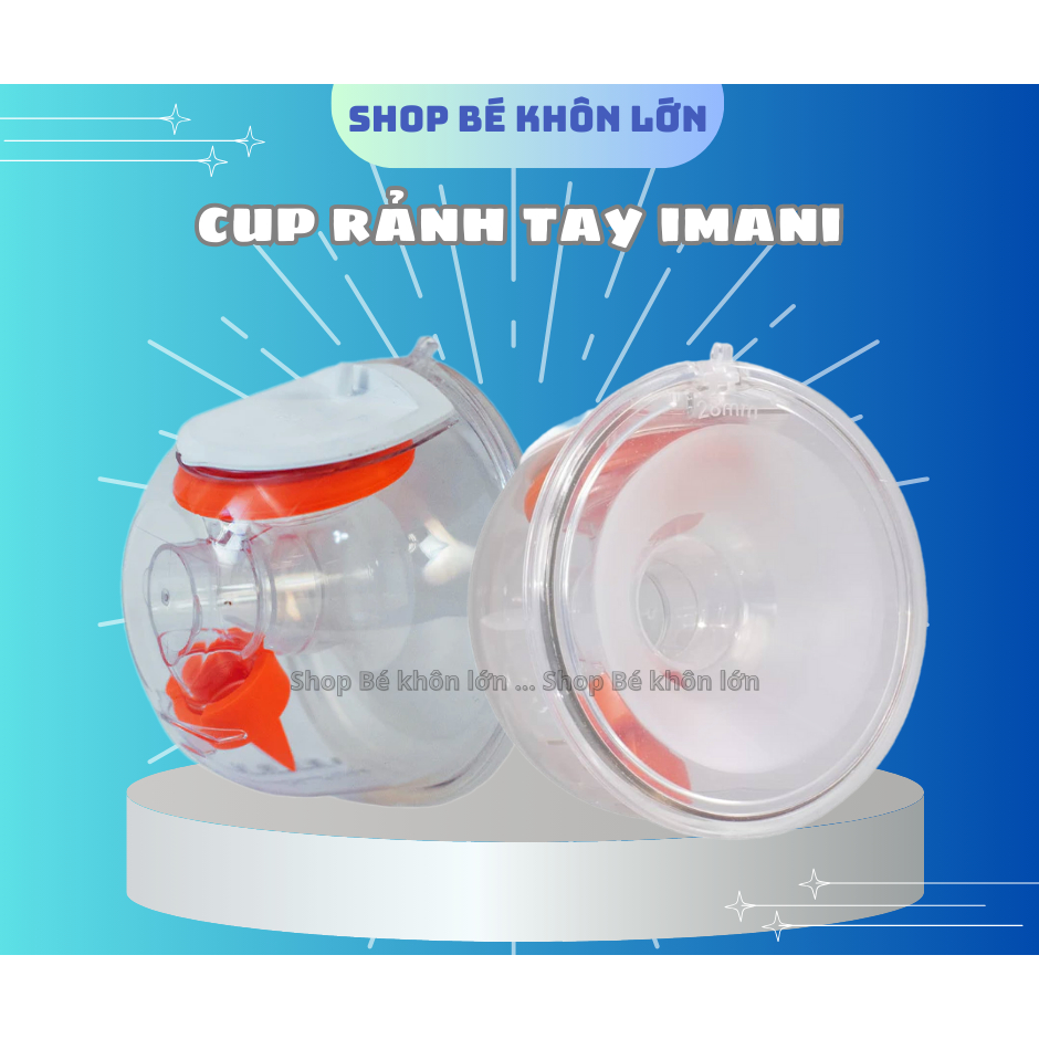 CUP RẢNH TAY IMANI HÀN QUỐC PHỄU SILICON MỀM