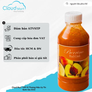 Sinh tố Berrino Đào 1L- Mứt trái cây Cloudmart
