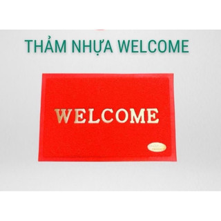 Thảm nhựa chùi chân Welcome