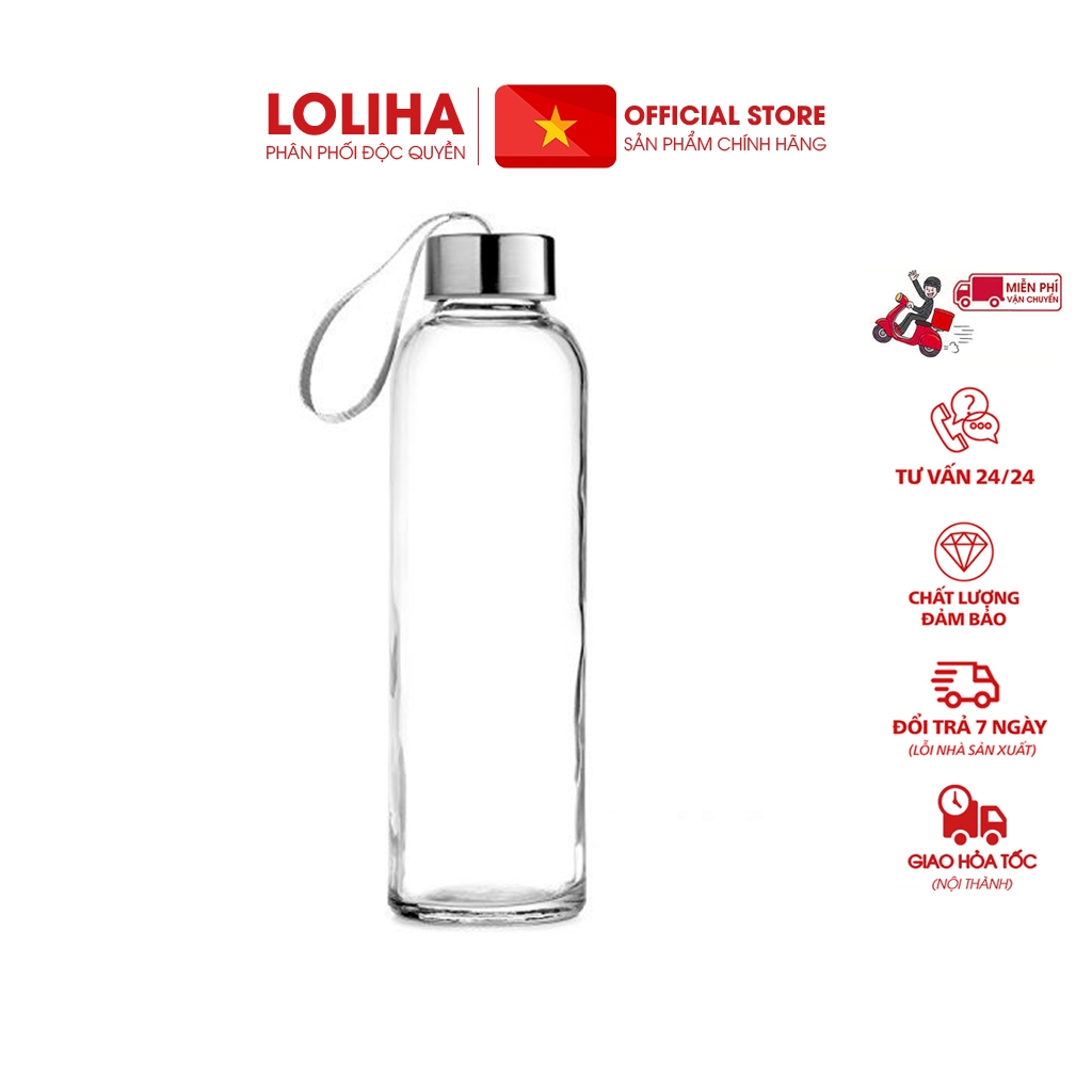 ⛔FREESHIP⛔ Combo 5 Chai nước thuỷ tinh 500ml