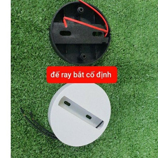 Đế đơn cho 1 đèn rọi, đèn chiếu điểm, kiểu đế dài hoặc tròn, dùng cho 1 đèn ray, bảo hành 12 tháng