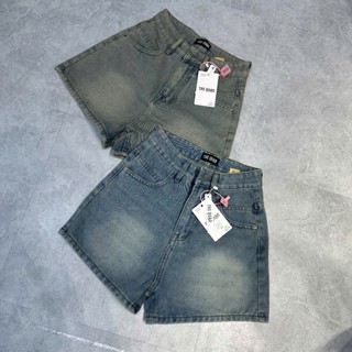 Quần Short Jean THE QUAO Nữ Lưng Cao Dáng Chữ A BASIC R1606_474