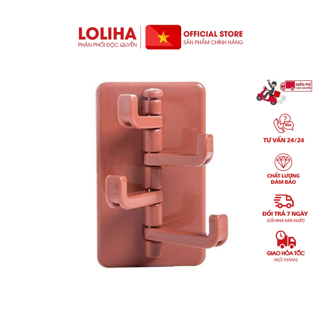 ⛔FREESHIP⛔ Combo 5 Móc treo dán tường (LOẠI 4 NHÁNH)