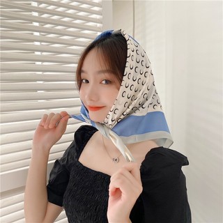 Khăn lụa kẻ đơn giản trẻ trung nhiều mẫu dễ chọn Thy Thy Store