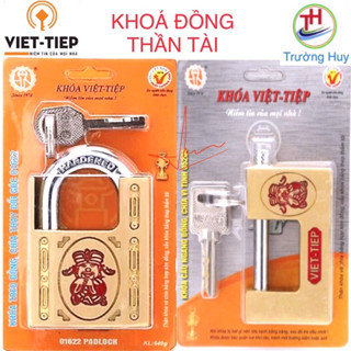 [chính hãng] Khoá treo Đồng Thần Tài chống cắt Việt Tiệp 01622, 05204 - Bảo hành 2 năm