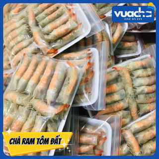  Chả Ram Tôm Đất size Lớn  khay 500g 25 cuốn  - Giao hoả tốc 1h HCM 