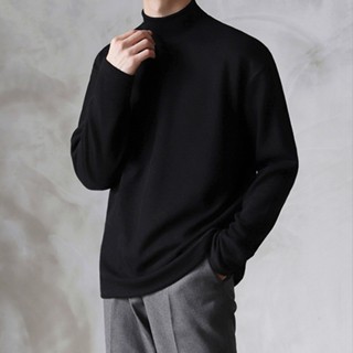 Áo Nỉ Dài Tay Nam Cổ 1/2 ATINO Vải Nhung Hàn Quốc Cao Cấp Ấm Áp Form Regular Fit XL.4.7870