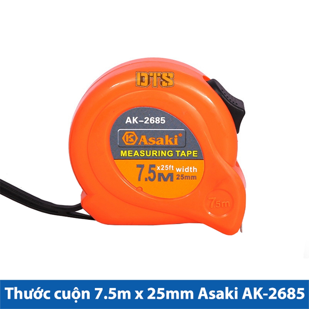 Thước cuộn 7.5m x 25mm Asaki AK-2685