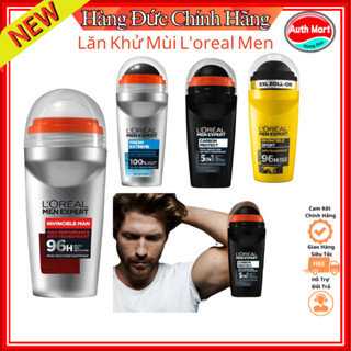 Lăn khử mùi Loreal men, lăn nách nam kháng khuẩn, khử mùi lên tới 96h-Nội Địa Đức