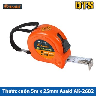 Thước cuộn 5m x 25mm asaki ak-2682