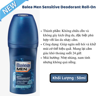 Xịt Khử Mùi Nam Nữ Balea, Lăn Khử Mùi Nam Nữ Garnier, Balea, Loreal, Kem Khử Mùi Hôi Nách Balea-Đức