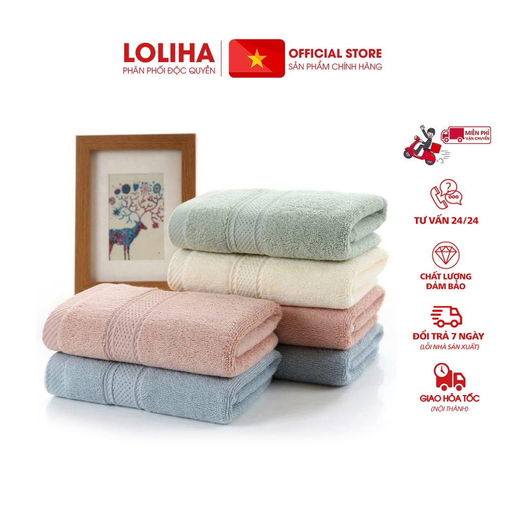 ⛔FREESHIP⛔ Combo 5 Khăn mặt cotton mềm mịn