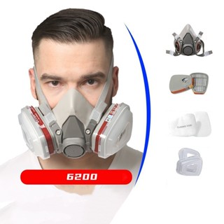 Mặt Nạ Phòng Độc, Phòng Độc Khói Đám Cháy, Chống Bụi Mịn, Mặt Nạ Sơn Chống Độc Phun Thuốc Trừ Sâu