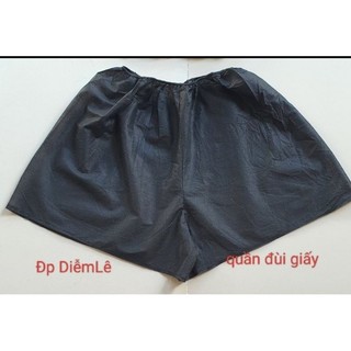 Quần đùi giấy 1 lốc/60 cái/giá 245k